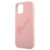 Guess GUHCP12LLSVSPI iPhone 12 Pro Max6,7 różowy/pink hardcase Script Vintage